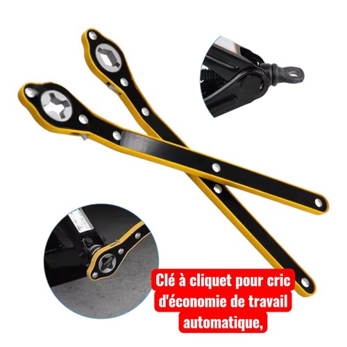 Clé cliquet pour - clé, à