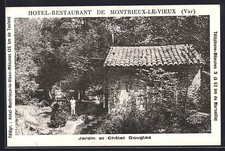 CPA Montrieux-le-Vieux, Jardin