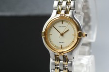 Montre femme vintage 1991 Seiko Exceline 7321-0730 bicolore à quartz du JAPON