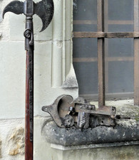 HAST WEAPON lock medieval region Fribourg Switzerland era 16th rare