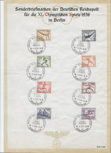 Allemagne 1936 565 72 - 1936, 565-72