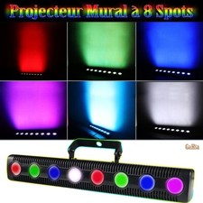 Lampe Murale Projecteur DMX Lumière de Scène à Effets Spéciaux Spots Colorés RVB