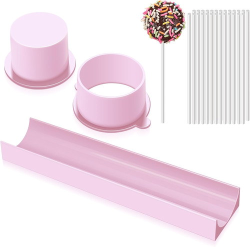 Round cake pop mold - mold, set