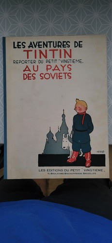 Tintin pays des soviets - tintin,