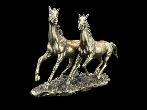 Sculpture chevaux galop - :,