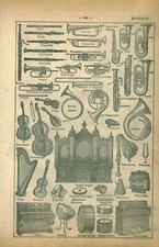 Antique board document music from the book 1940 or 1946
