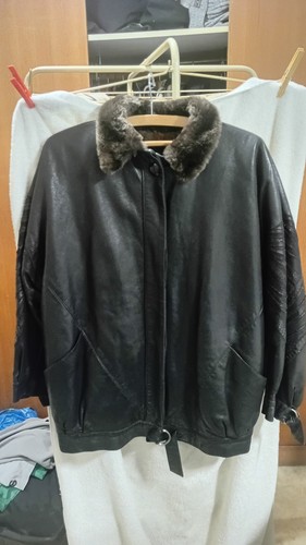 Christian dior veste cuir noir - christian,