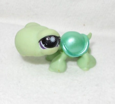 LITTLEST PET SHOP LPS #950 HASBRO TURTLE TURTLE SHELL GREEN PURPLE EYES