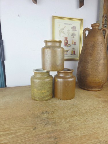 Lot pots grès anciens - lot, 3