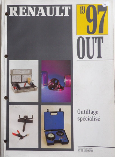 Manuel atelier renault 1997 - d'atelier,