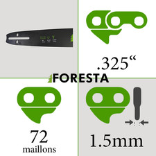 Guide chaîne tronçonneuse