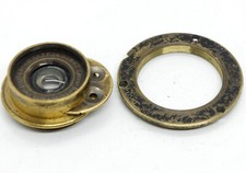 Very Rare Wide Angle brass lens Lacour Berthiot Paris Perigraphe 116 mm F14 9x12