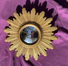Miroir  Soleil  Doré Vintage