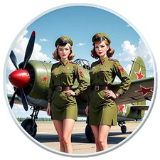 PINUP STICKER USSR RUSSIAN