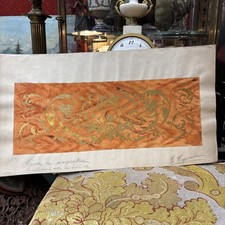 Ancien Dessin XIXe Crayon