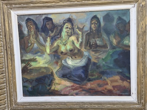 Tableau huile sur - tableau,