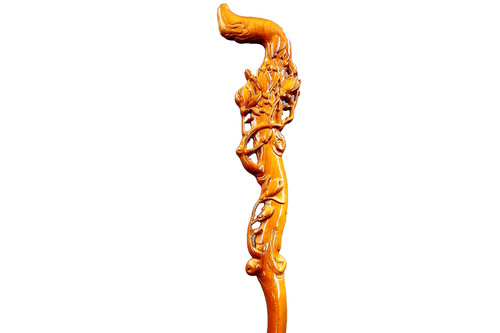 Canne marche bois - canne, de