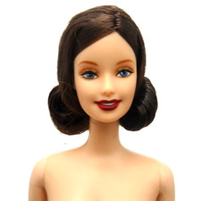 Nude 2001 Collector Edition COCA-COLA MAJORETTE BrunetteBarbie Doll