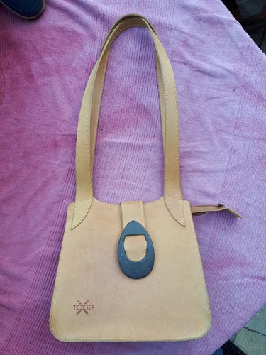 Sac mains marron cuir de - sac, à