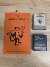 TESTED The Monkey Wrench II - 1984 EHS Atari 800XL Computer Cartridge W/ Manual
