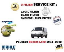 FOR PEUGEOT BOXER 2.5TD 6/1994-3/2002 NEW OIL AIR FUEL FILTER SERVICE KIT