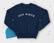 Off Piste Christmas Jumper Sweater Funny Women's Xmas Gift Skiing Apres Ski 