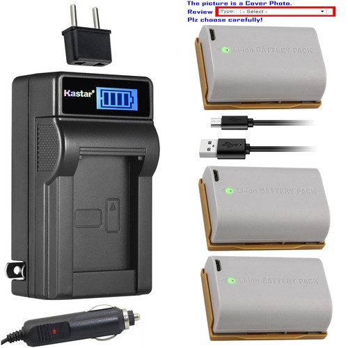 Kastar battery lcd charger - ac,