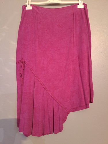 Jupe fushia avec froufrous - ,