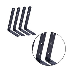  8pcs L en forme de coin Brace étagère angle droit supports en fer support