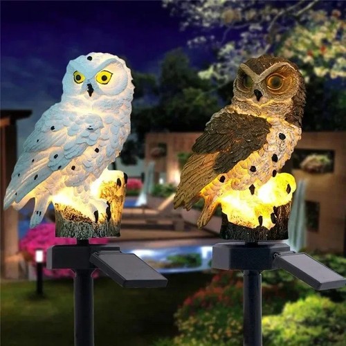 Lampe solaire hibou led - lampe,