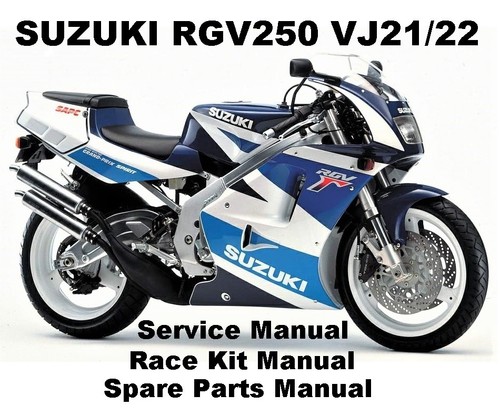 Suzuki rgv250 owners service - rgv250,