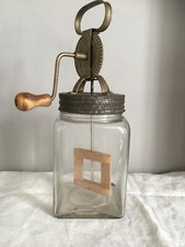 BARATTE à BEURRE EN VERRE MANUFRANCE SAINT ETIENNE 2 litres