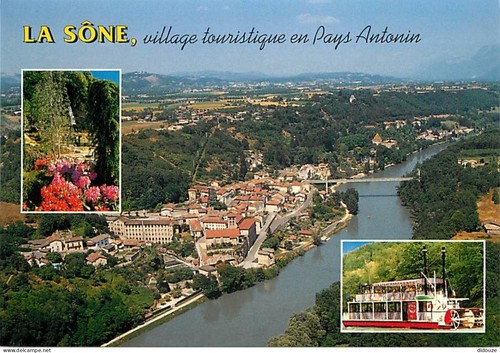 Carte postale la sone - postale,