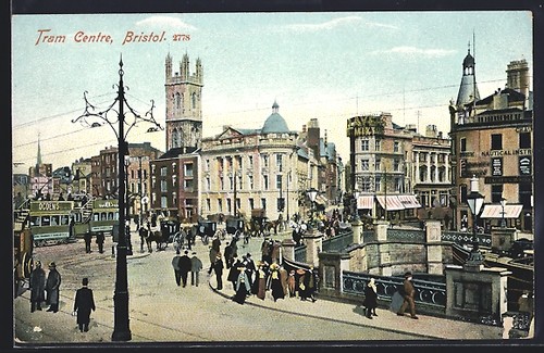 Carte postale bristol tram - carte,