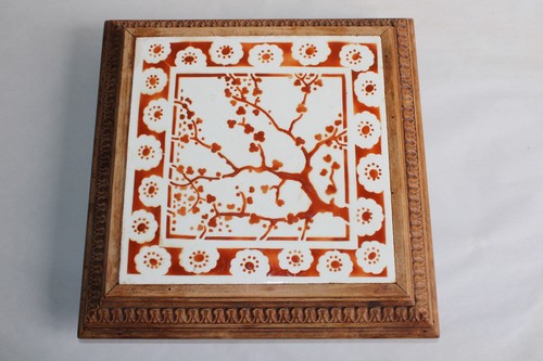 Ancien dessous plat carreau - ancien,