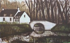 Bernard BUFFET : Pont sur la