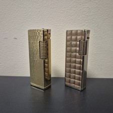 Lot de 2 Ancien Briquet a Gaz STAR + Kingstar M-712 HS Objet du Fumeur