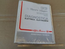 ORIGINAL ELECTRONIC DIAGNOSTIC MANUAL ALFA ROMEO 33 SPORT WAGON 17 16v I.E. ETC