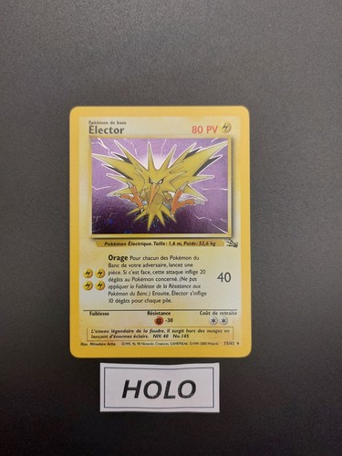 Carte pokémon elector - carte,