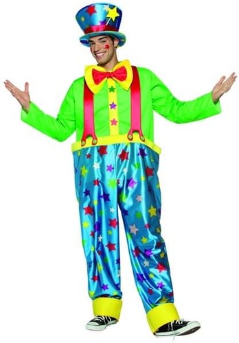 Costume homme clown étoile - d'homme,