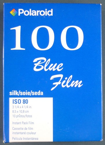 Film polaroid type - polaroid, blue
