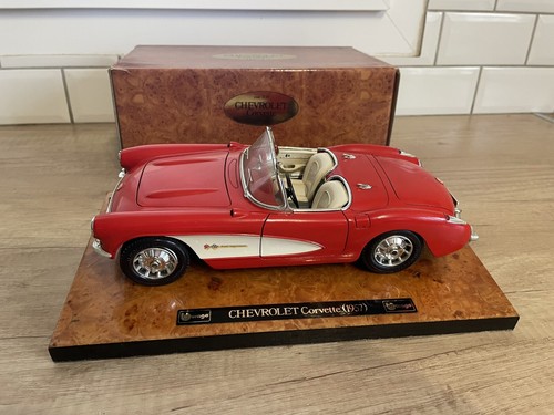 Chevrolet corvette 1957 burago - chevrolet,