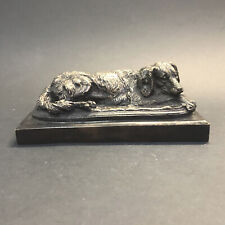 Bronze, ""Extended Chien"", L: 19 cm 