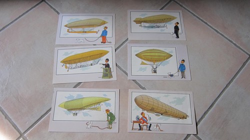 Tintin chromos voir - 6, et