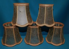 5 x ANCIEN ABAT JOUR DE LAMPE