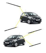 Série 4 Profils Rasavetro Raspivetro Pour Toyota Yaris 2006-2010 Noirs