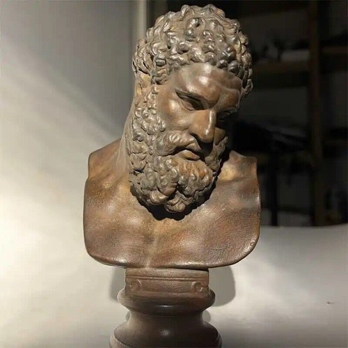 Sculpture buste hercule - sculpture, d'hercule