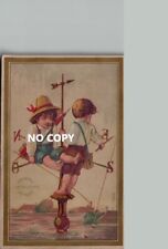 Chromo RENAIRE Tours - Children's scenes: cocaine mast, weather vane,