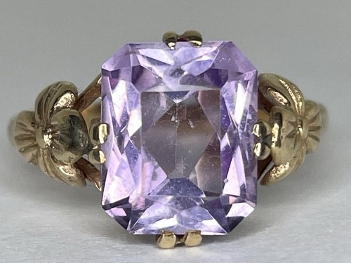 Bague chevalière vintage 9ct - bague,