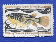 TIMBRE TCHAD 1969, POISSON